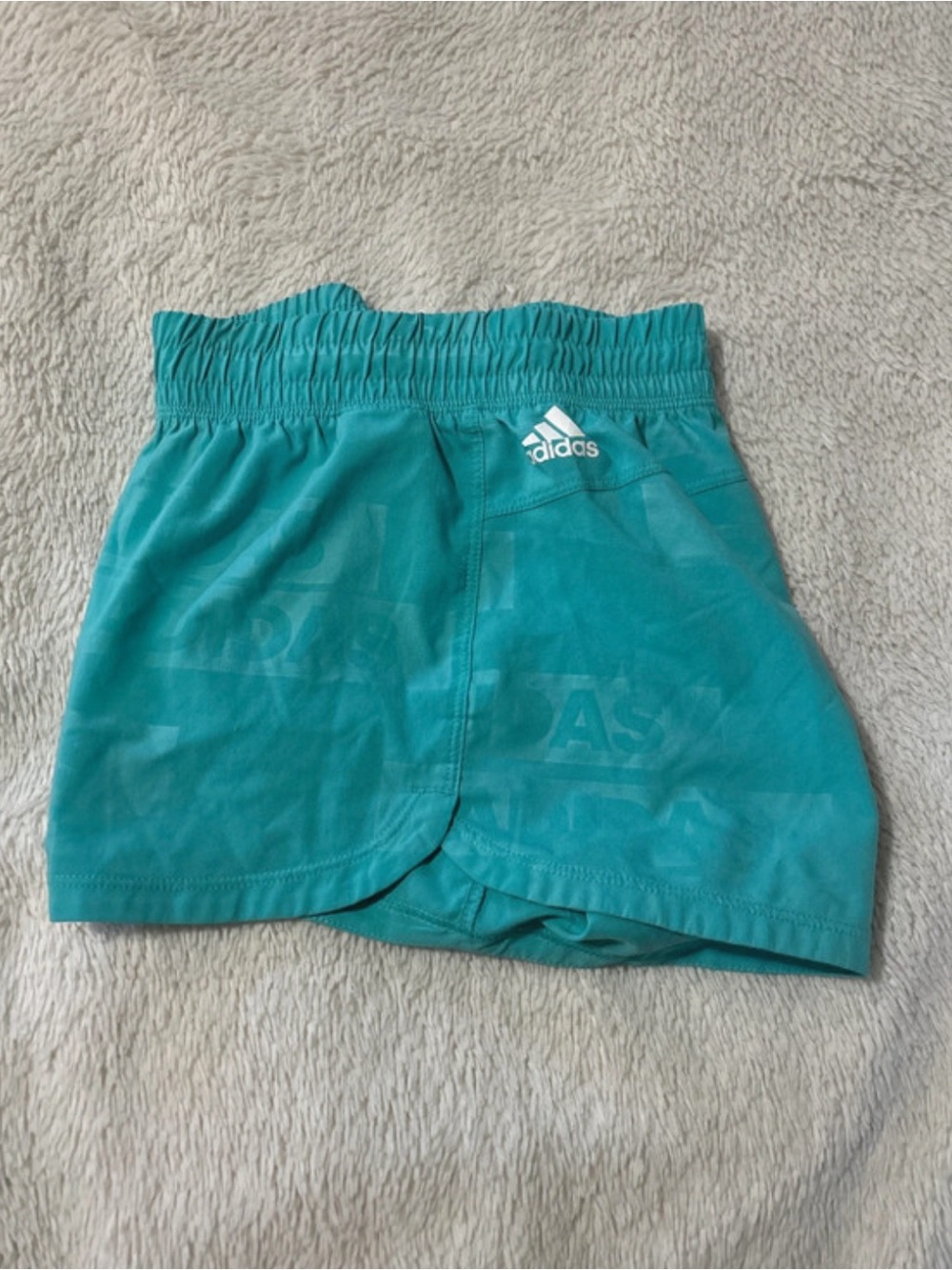 adidas Teal Girls Athletic Shorts
